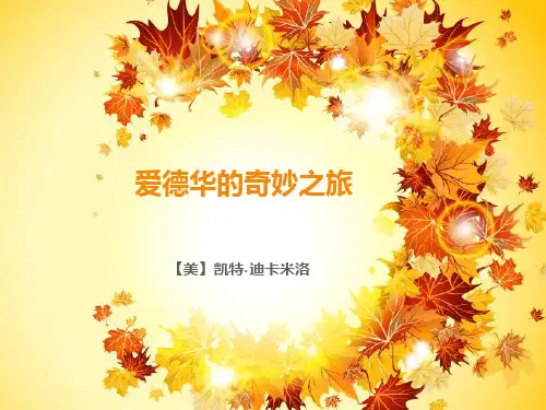 爱德华的奇妙之旅正稿