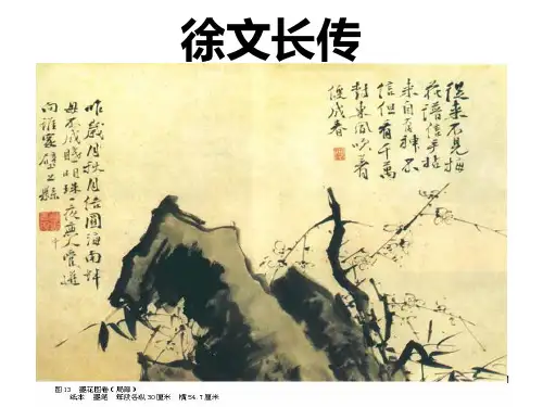 徐文长传优秀PPT课件