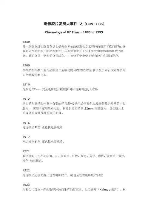 电影胶片知识教材