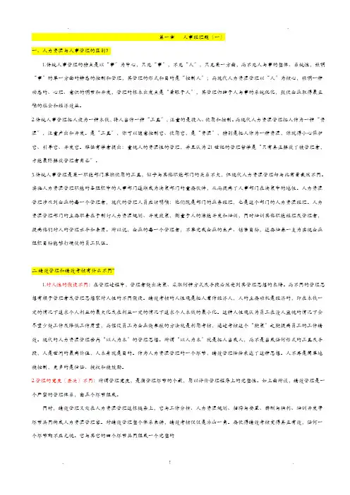 人力资源经理面试题