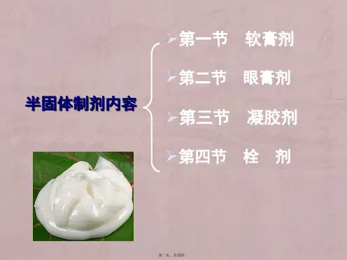 第十三章-半固体制剂