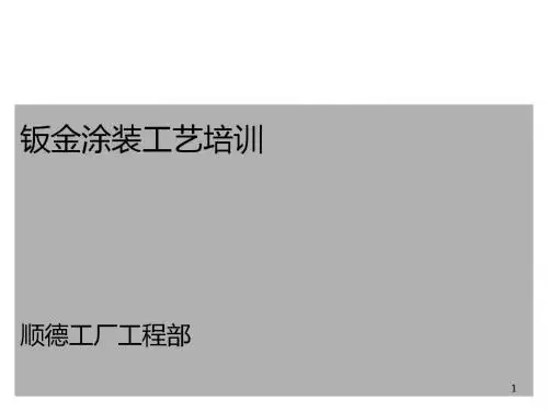 钣金涂装培训
