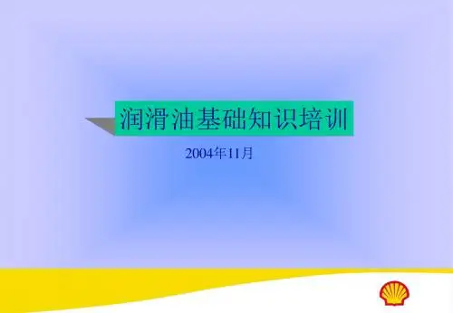 壳牌培训资料(内部)..