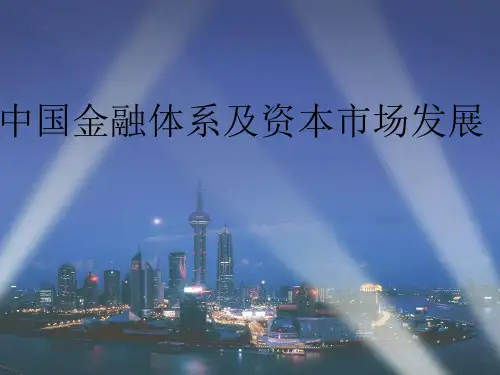 《中国资本市场》PPT课件