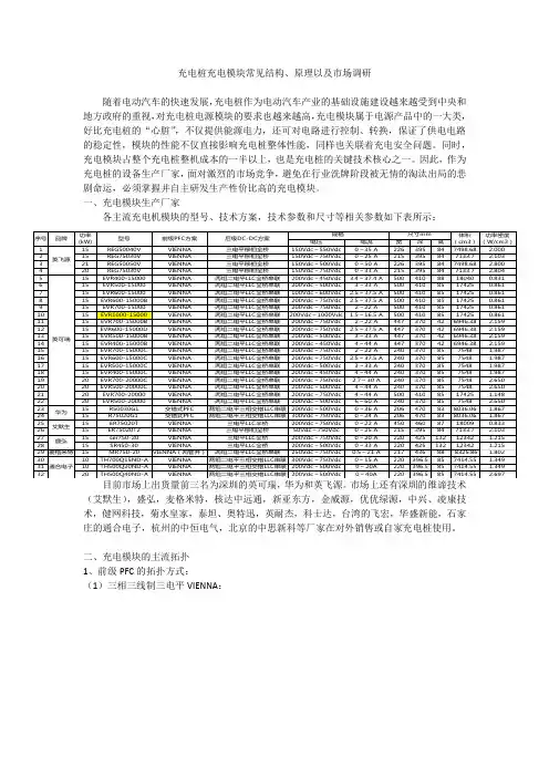 充电模块电路分析