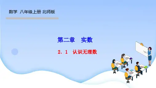 北师版八年级数学上册作业课件(BS) 第二章 实数 认识无理数 (3)
