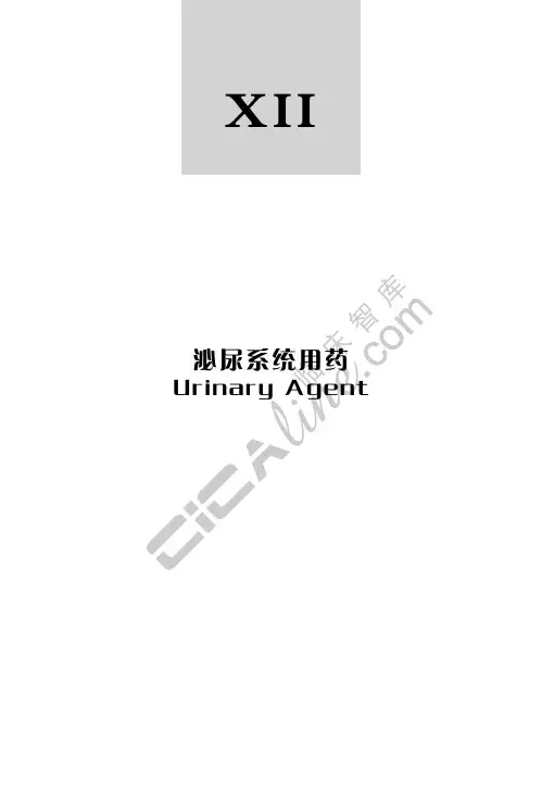 泌尿系统用药