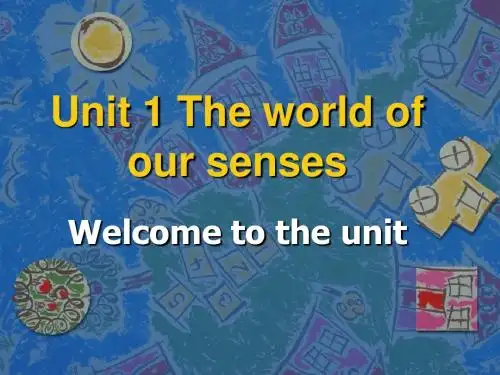 高一 牛津教材 模块3 Unit 1 Welcome to the unit [牛津版]