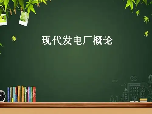 现代发电厂概论 PPT
