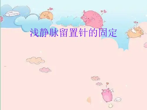 留置针的固定 Microsoft PowerPoint 演示文稿