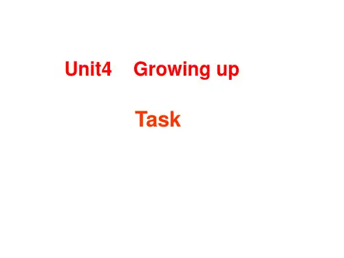 牛津译林英语 九年级上册Unit4task(共16张PPT)