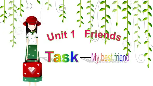 译林版英语八年级上册unit1task课件