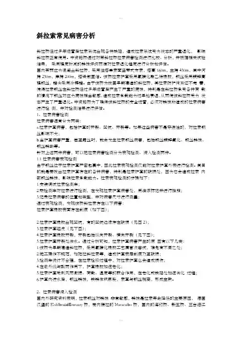 斜拉索常见病害分析