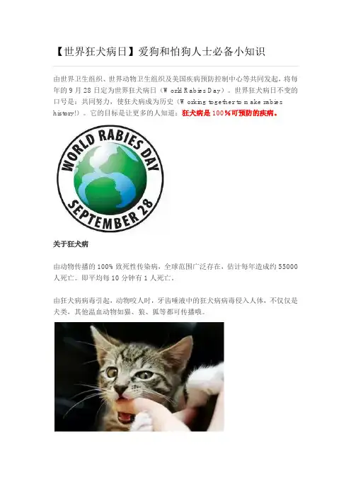 世界狂犬病日