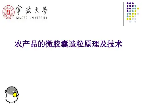 微胶囊造粒技术