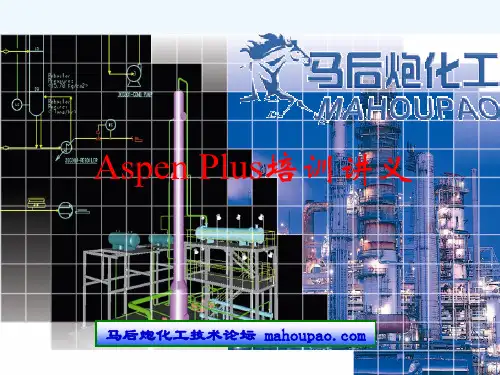 ASPEN_PLUS入门教程__马后炮化工技术论坛