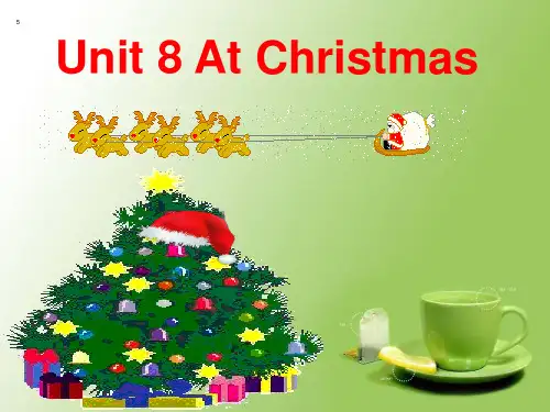 新版牛津译林版译林英语五年级上第八单元At Christmas第一课时课件