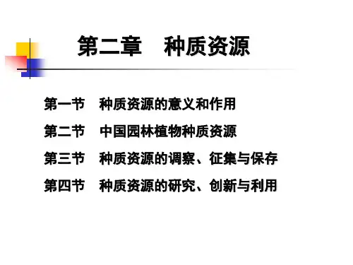 种质资源