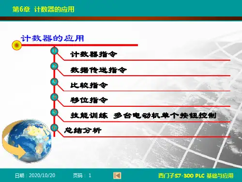 西门子S7-300 PLC基础与应用最新课件-第6章 计数器