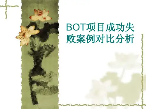 BOT项目成功失败案例对比分析