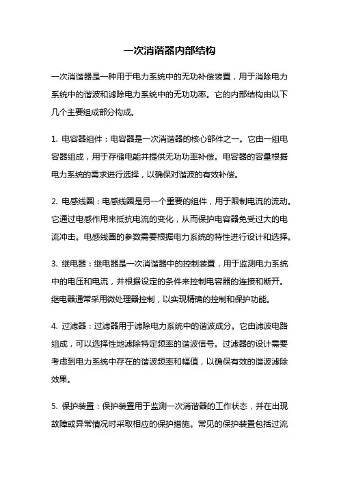 一次消谐器内部结构