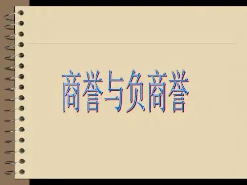 商誉与负商誉会1002陈臻尧楼佳梁