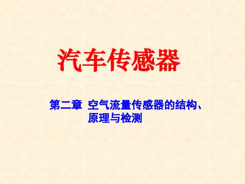 汽车传感器流量PPT课件