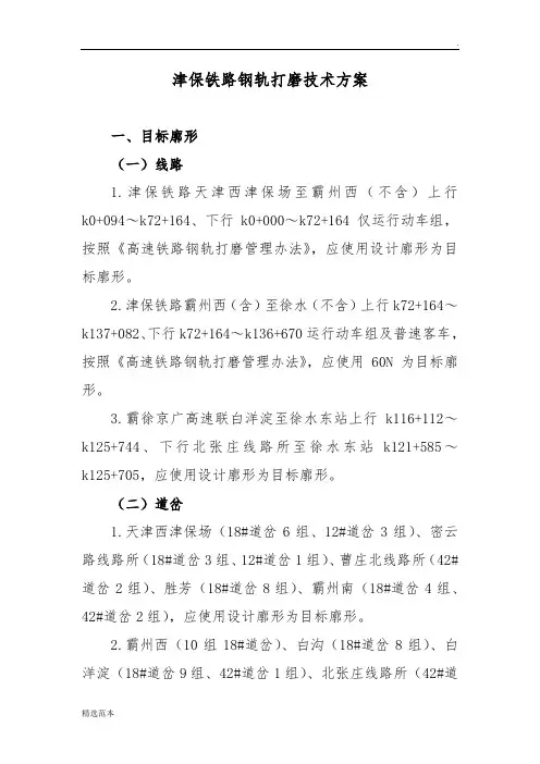 打磨技术方案