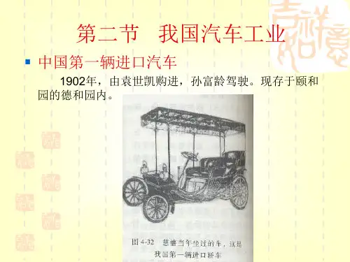 我国汽车工业的发展(ppt 35页)