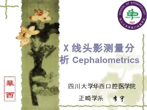 X线头影测量分析