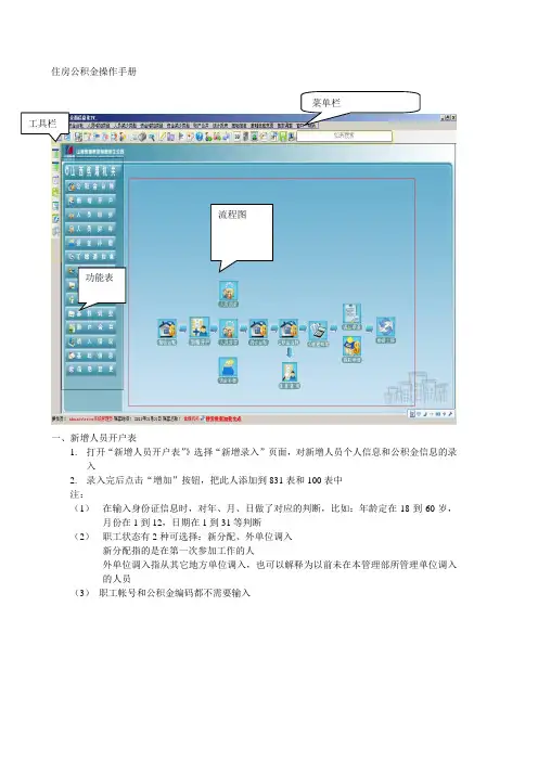 住房公积金操作手册