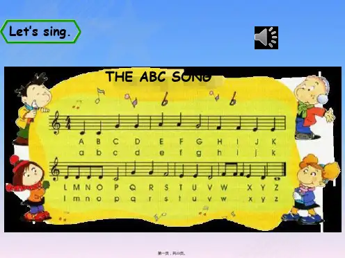 M1U1It's-the-ABC-song课件