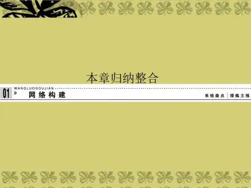 (新课程)高中数学 《第二章平面向量》归纳整合课件 苏教版必修4