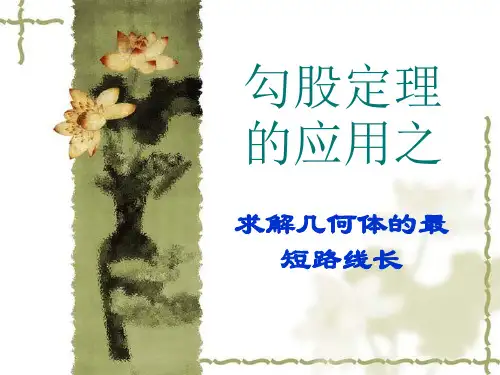 用勾股定理求最短路径课件