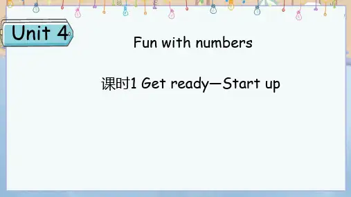 2024秋新外研版英语三年级上册教学课件 Unit 4 课时1 Get ready—Start up