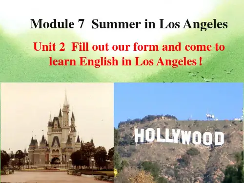 外研版英语八年级下册Module7Unit2资料.ppt