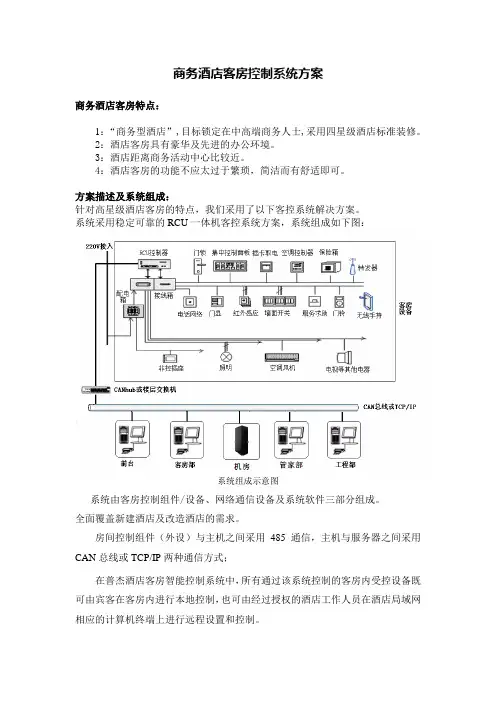 普杰科技商务酒店智能客控系统方案