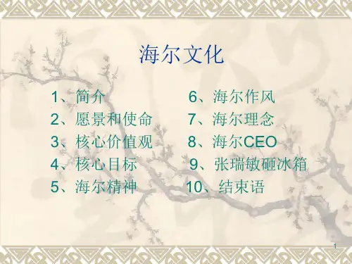 海尔企业文化ppt课件