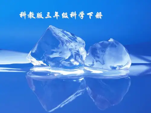 《冰融化了》温度和水的变化教学课件
