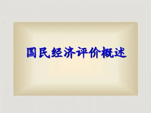 第7章2_国民经济评价