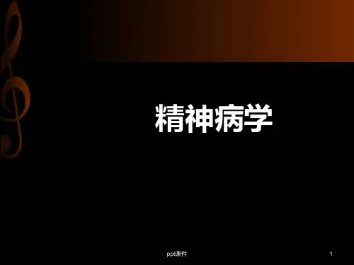 《精神病学》心理治疗  ppt课件