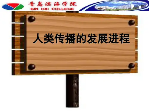 人类传播的发展进程