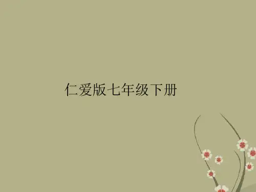 七年级英语下册 Unit 7 The Birthday Party Topic 2 We had a wonderful party Section B课件 仁爱版