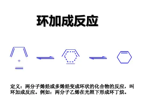 环加成反应和机理精品PPT课件