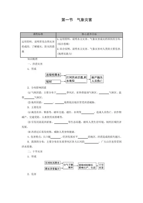学案3：6.1气象灾害