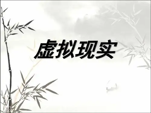 虚拟现实简介 PPT