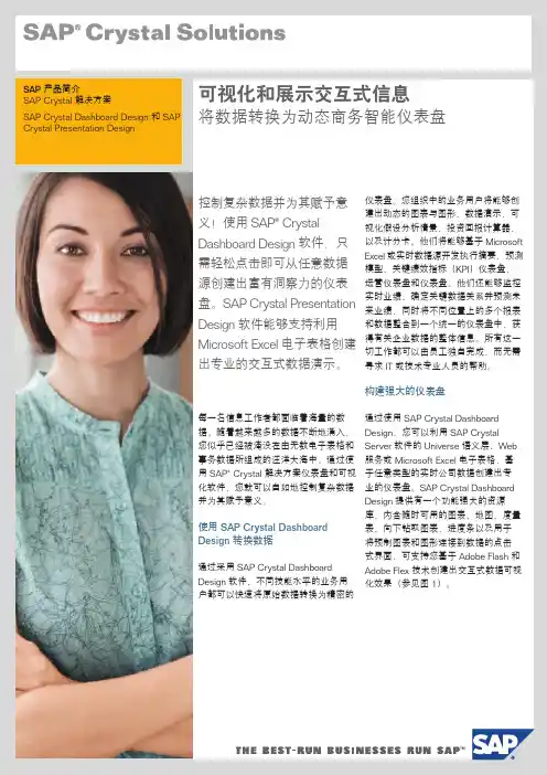 2水晶易表SAP Crystal Dashboard Design