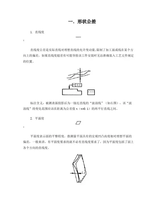 形位公差特征符号全解