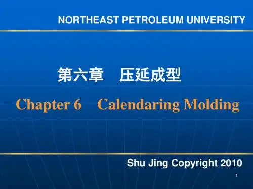 高分子合成材料成型加工 第六章讲解