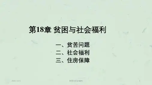 贫困与社会福利课件